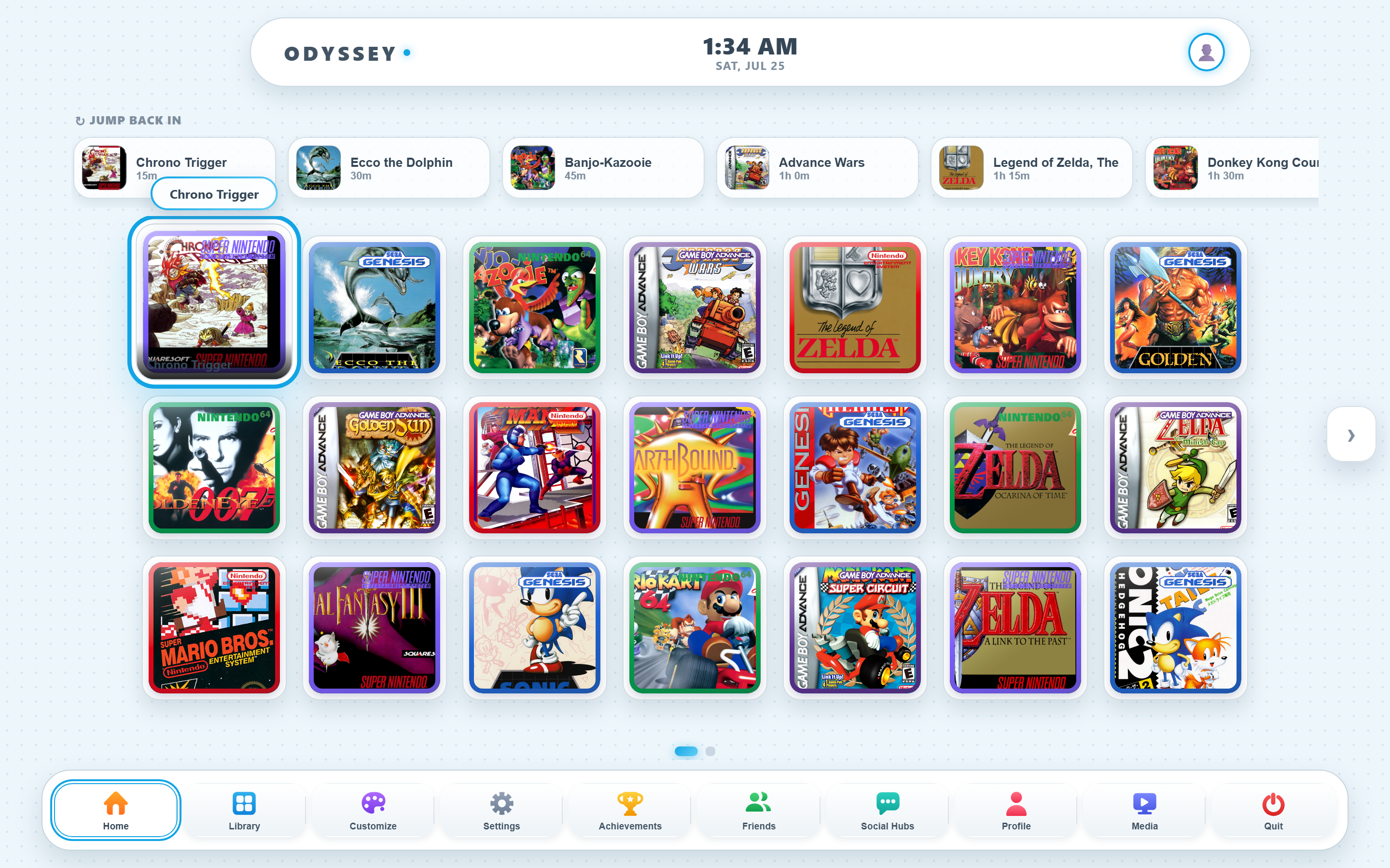 Plaza theme: the default channel board